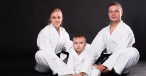 Family In Martial Arts Attire